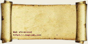 Kristina Joksimović vizit kartica